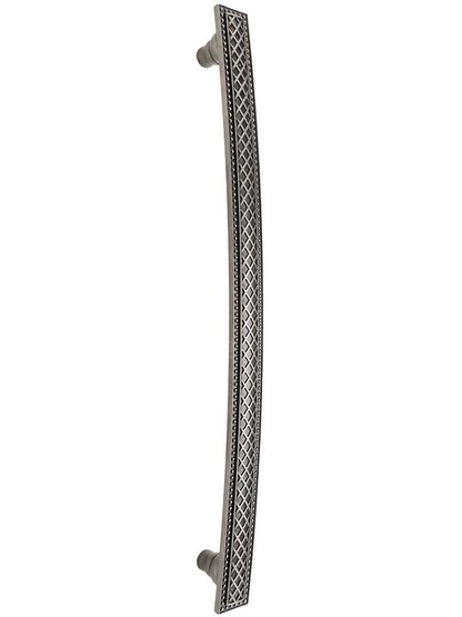 Trevi Appliance Pull - 12 inch Center-to-Center in Antique Pewter.